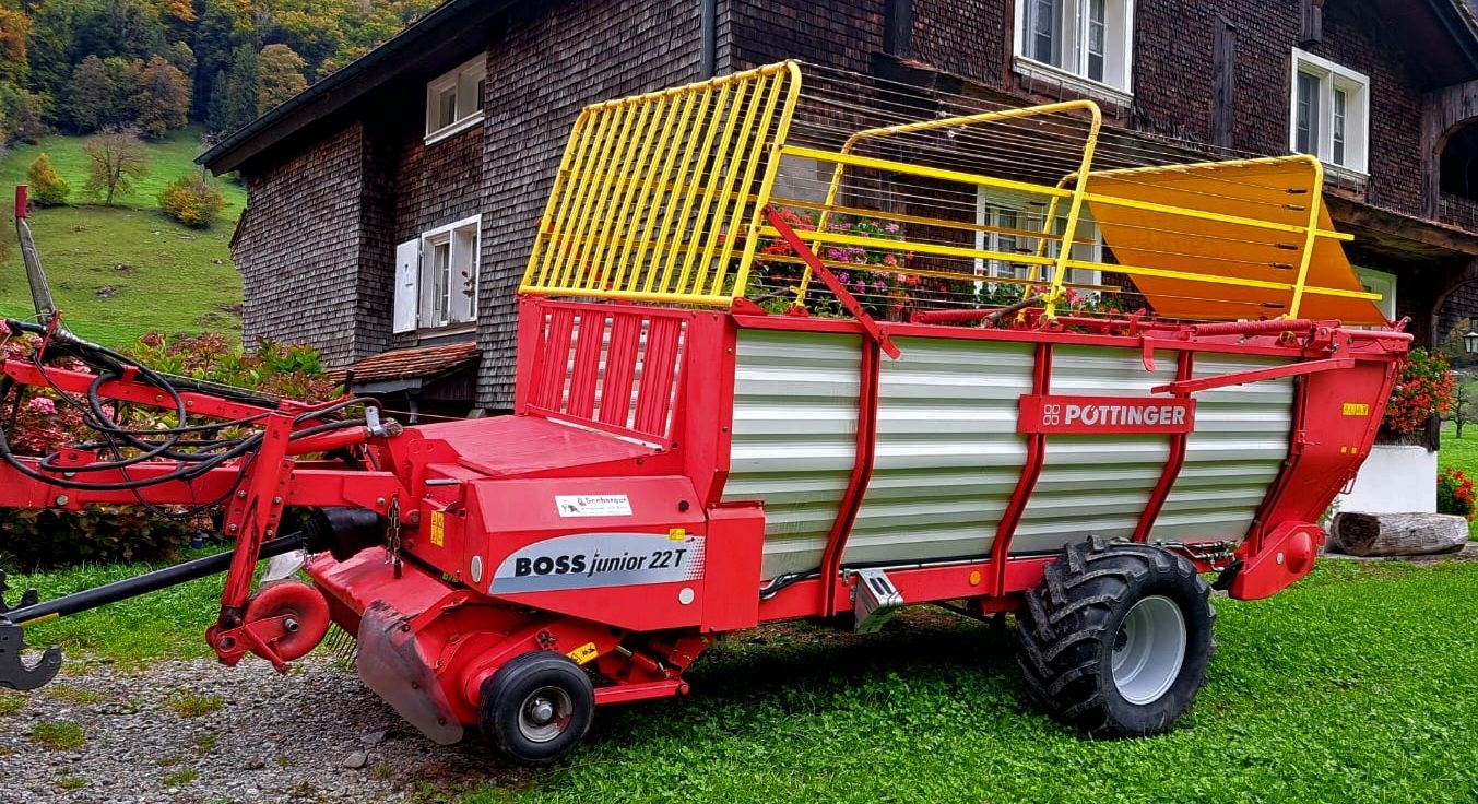 Pöttinger Anhänger: Ladewagen Pöttinger Boss junior 22T – Gebraucht aus Ried-Muotathal von Schiner93 3