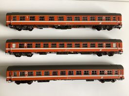 Railtop 32302 32304 32306 ÖBB Eurofima orange H0 1:87