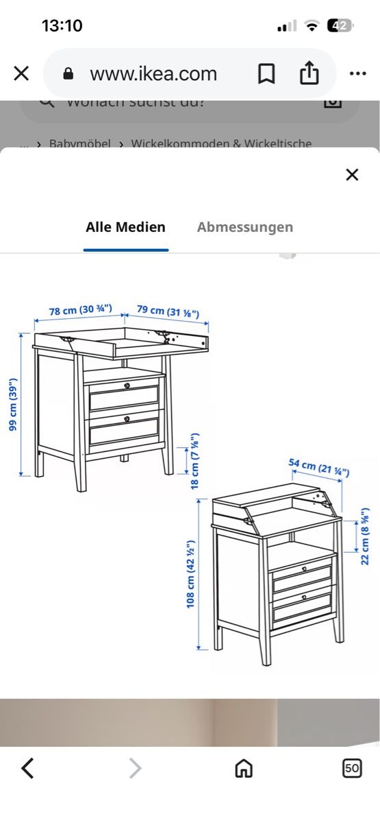 Ikea Wickeltisch & Zubehör: Wickelkommode Ikea – Gebraucht aus Münchwilen TG von angim 2