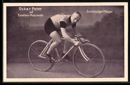 Oskar Peter auf Excelsior-Pneumatic, ers