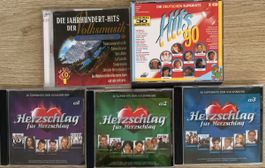 7 CDs Volksmusik Schlager Hits 90er guter Zustand 100 Hits