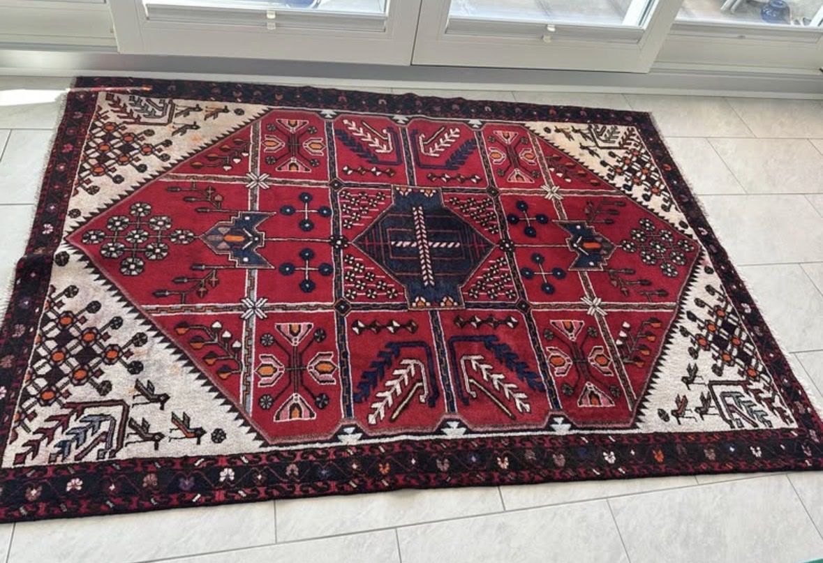 Tappeti: Orientteppich gemustert Rot guter Zustand – Usato da Hombrechtikon venduto da maryg01 1