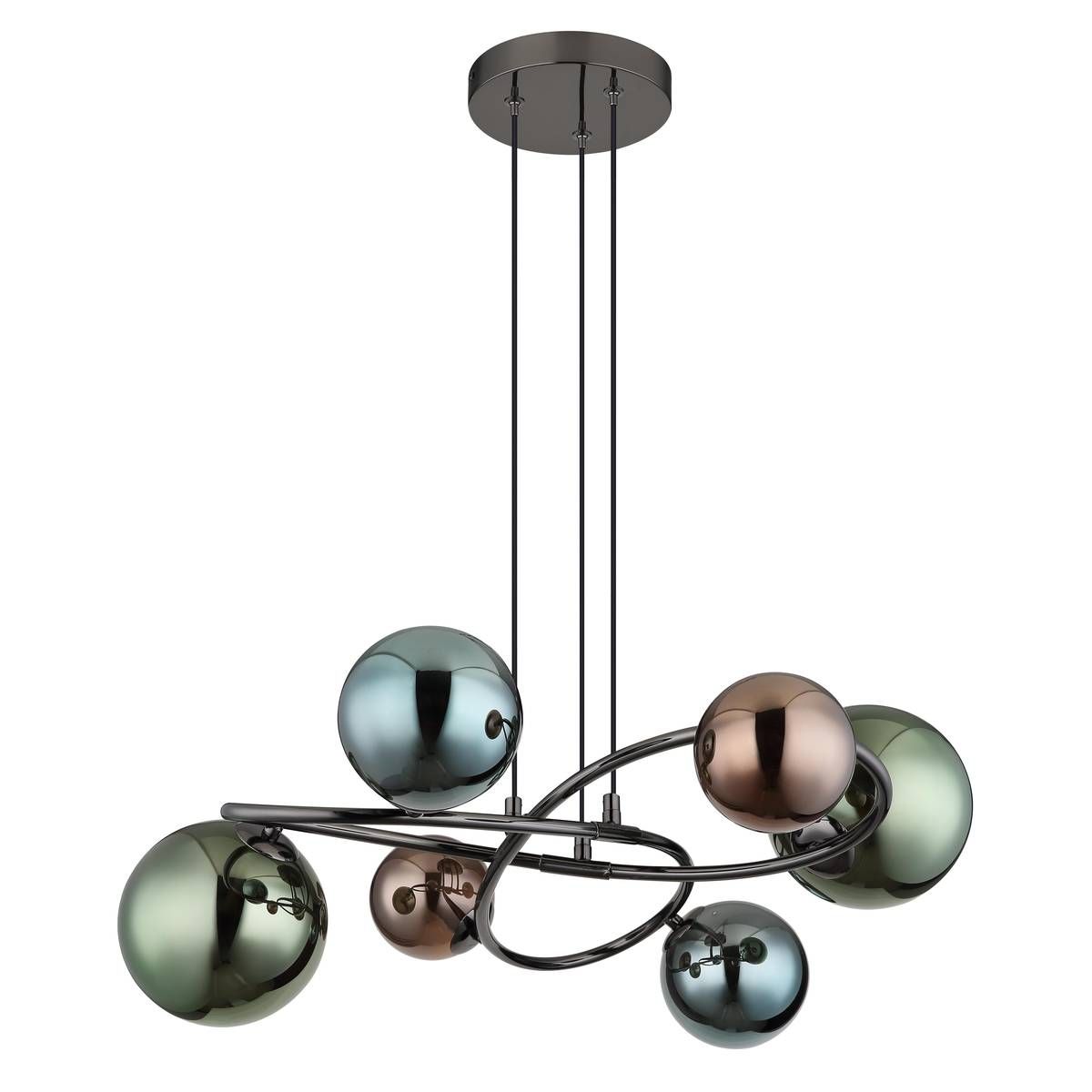 Lampadari & plafoniere: Pendelleuchte, LED, Glaskugeln, 65 cm Ø – Nuovo (secondo la descrizione) da Kreuzlingen venduto da Smart-Light 2