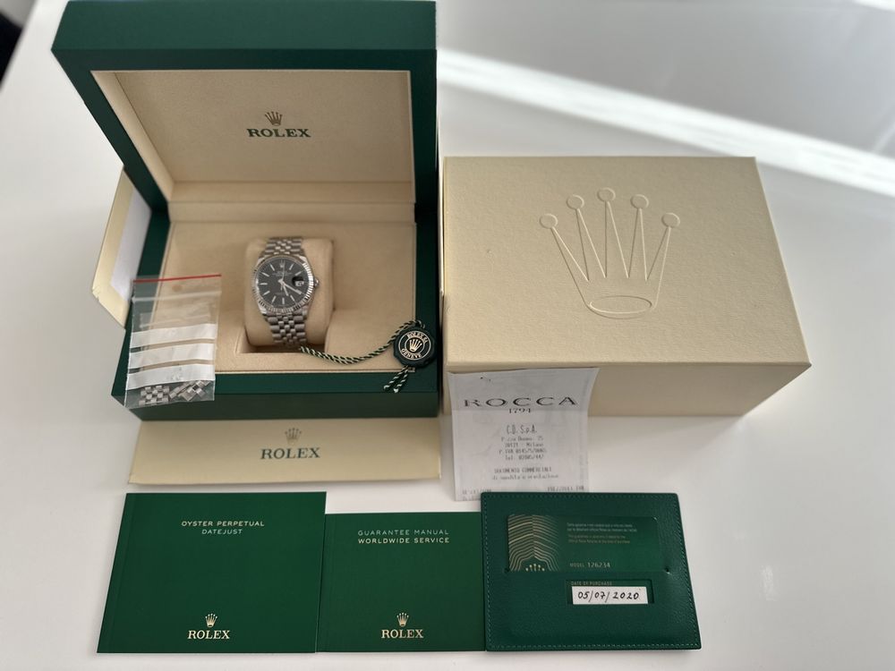 Ab. 1.- !! Rolex Datejust 36 / 126234 | Kaufen auf Ricardo