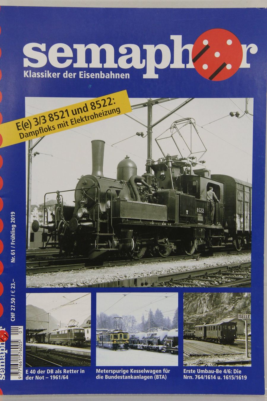 Riviste & Magazine: Semaphor Nr.61 Frühling 2019 – Nuovo e nell'imballaggio originale da Dittingen venduto da C-Zero1-E