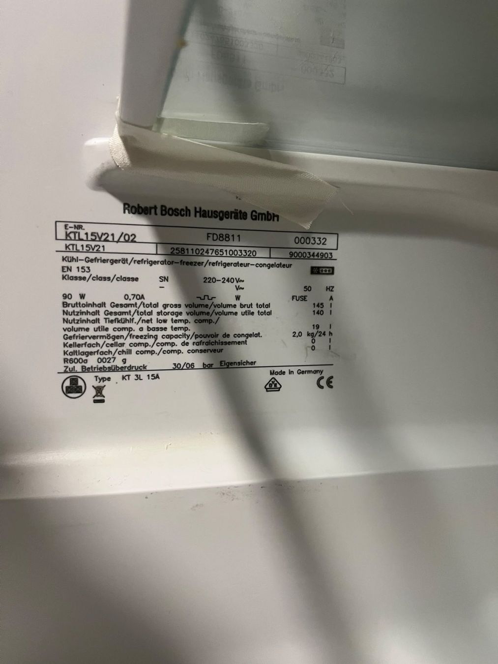 Bosch Réfrigérateurs: Kühlschrank – D'occasion à Kollbrunn par pet_7zht 2