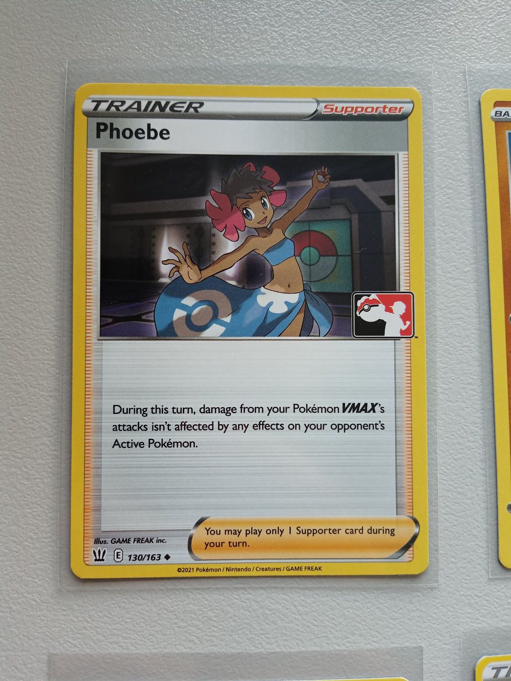 Pokémon Sammelbilder & Trading cards: Phoebe - Pokemon TCG Prize Pack Stamp Stempel – Gebraucht aus Altstätten SG von GGsGameshop