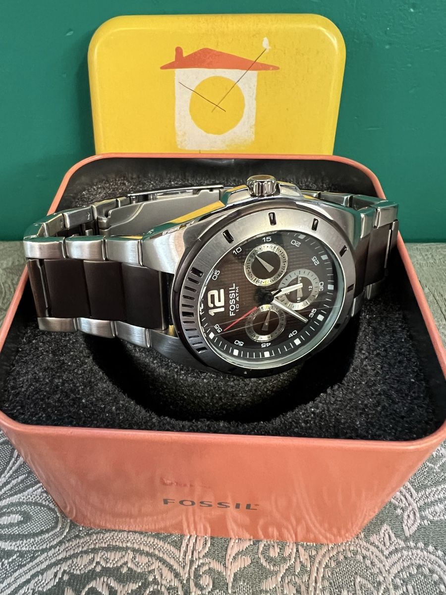 Fossil Orologi: FOSSIL Chronograph Edelstahl Herrenuhr – Usato da Obfelden venduto da Moscheli 9