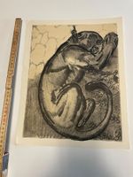 Lithographie, deutsches Expressionismus