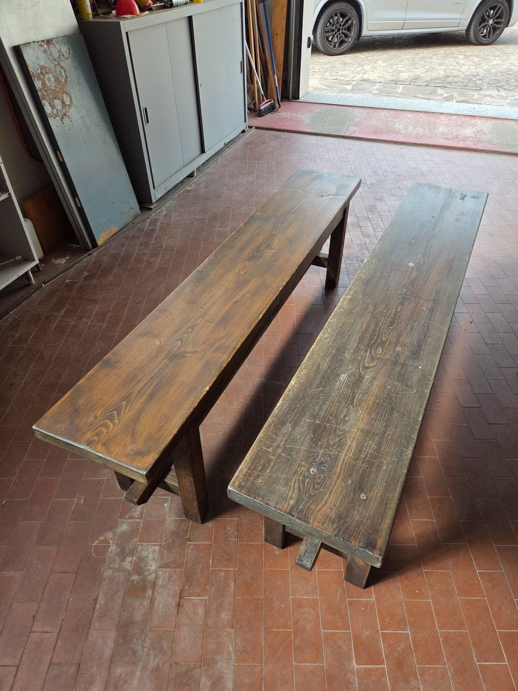 Bänke: 2 panche in legno – Gebraucht aus Coldrerio von amasius_cisco