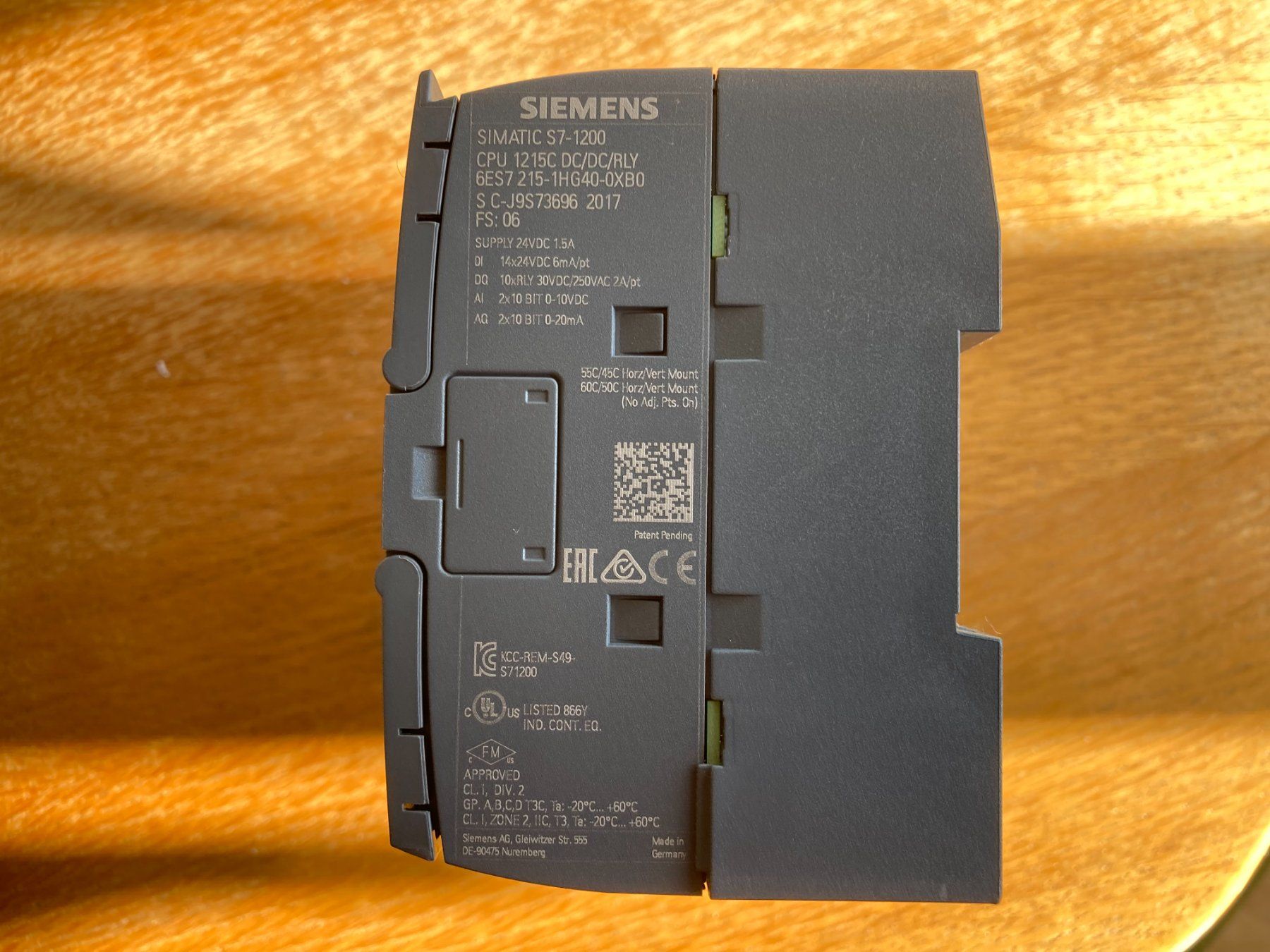 Siemens Sistema di controllo: Siemens Simatic S7-1200 – Usato da Biberist venduto da Oberwald45 1
