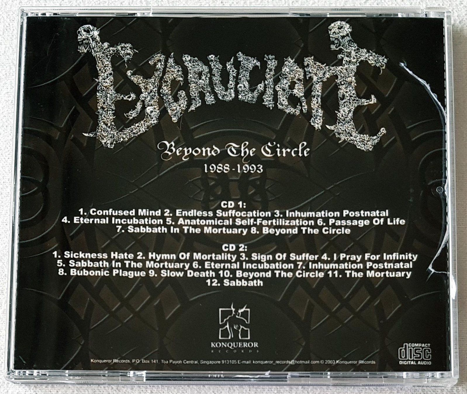 CDs: Excruciate ‎– Beyond The Circle - 2 x CD - 2003 – D'occasion à Uster par Zardodel 1