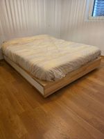Struttura letto Mandal con cassetti 160x200, betulla/bianco