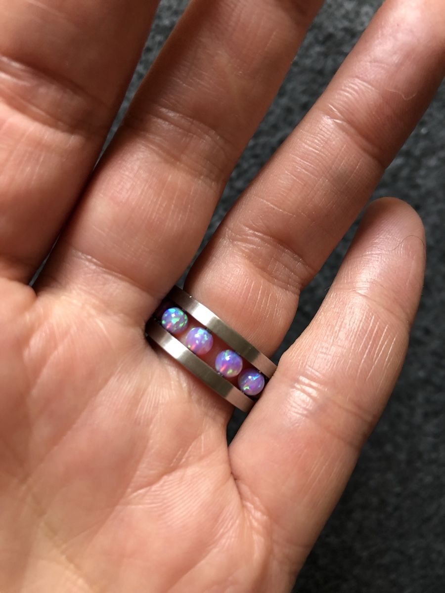 Ringe: Stahlring mit Opalkügelchen – Neu (gemäss Beschreibung) aus Basel von baloon8 6
