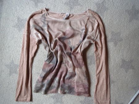 schöne NILE Damen Shirt Bluse Gr M mit SEIDE