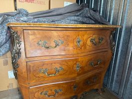 Commode style Louis XV bois marqueté bon état