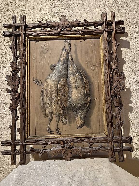Skulpturen & Statuen: Antike Schnitzerei Rahmen geschnitzt. – Gebraucht aus Uetliburg SG von Stein414