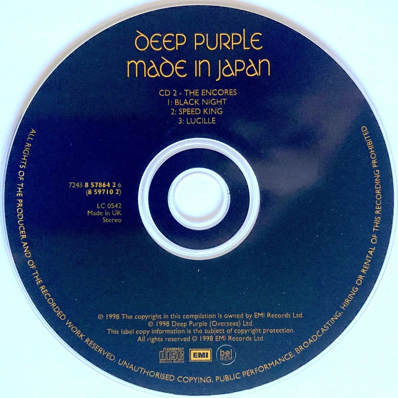 CD: DEEP PURPLE - MADE IN JAPAN – Usato da Bottens venduto da hotter-than-hell 3