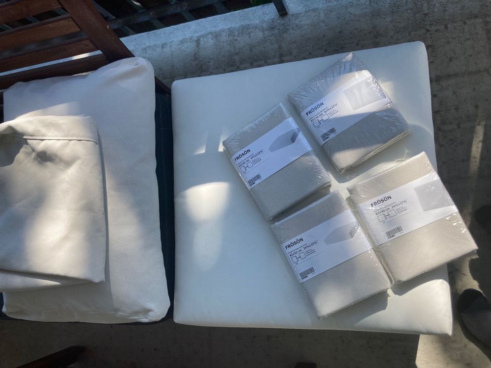 Outdoor Furniture Set + NEW covers! Ikea Applaro Kaufen auf Ricardo