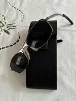 Sonnenbrille Flair Metallrahmen schwarz mit Etui 