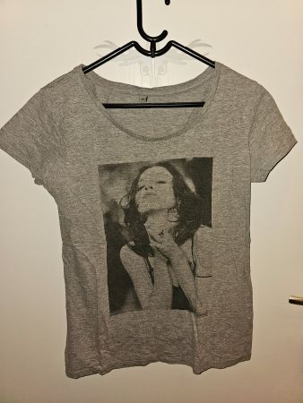 Madonna T-Shirt grau mit Fotodruck Grösse XL gebraucht