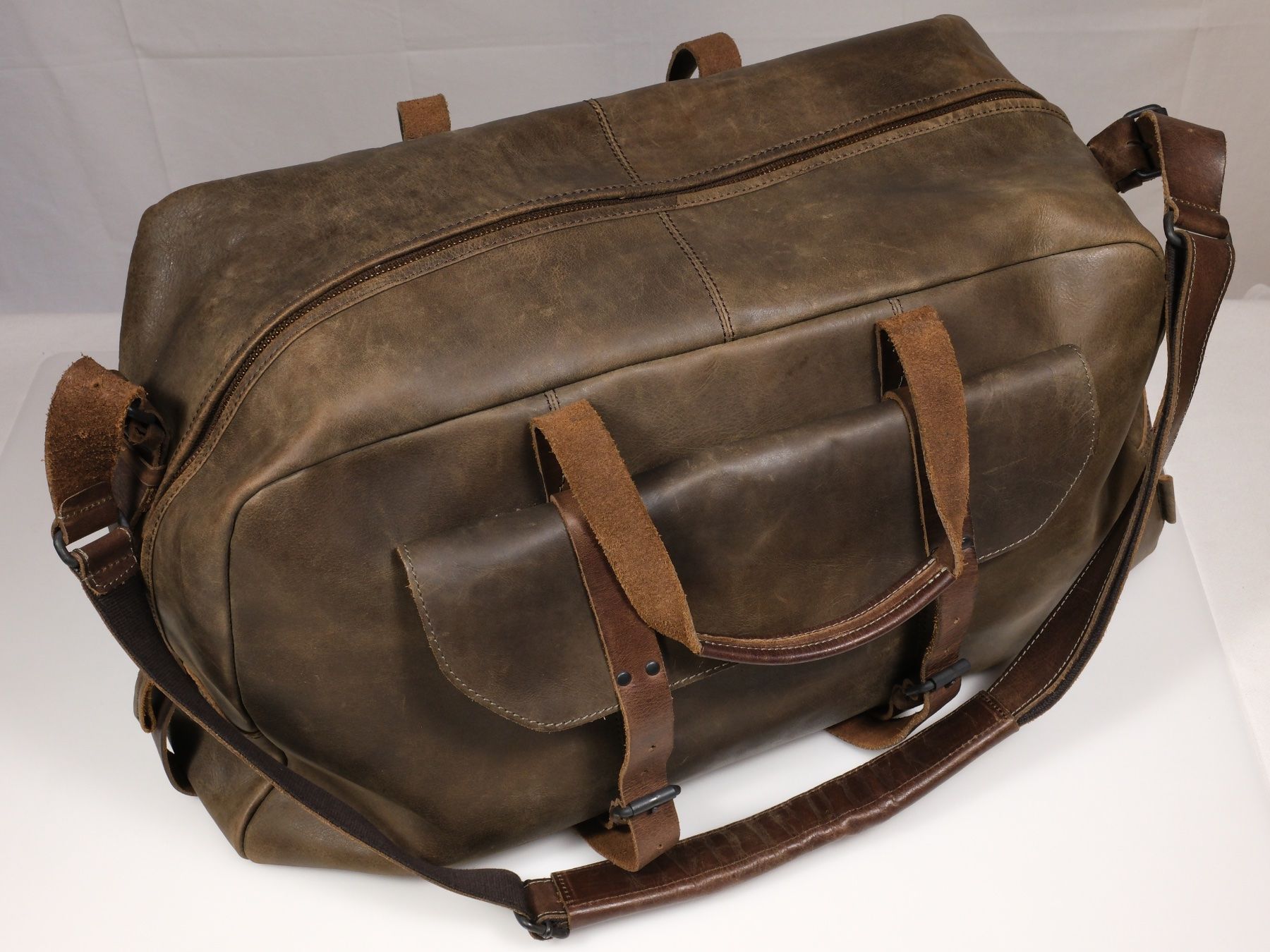 Aunts & Uncles Borse: AUNTS & UNCLES Reisetasche / Weekender, Leder mit Patina – Usato da Lobsigen venduto da Markus_Haenggi_Bern 4