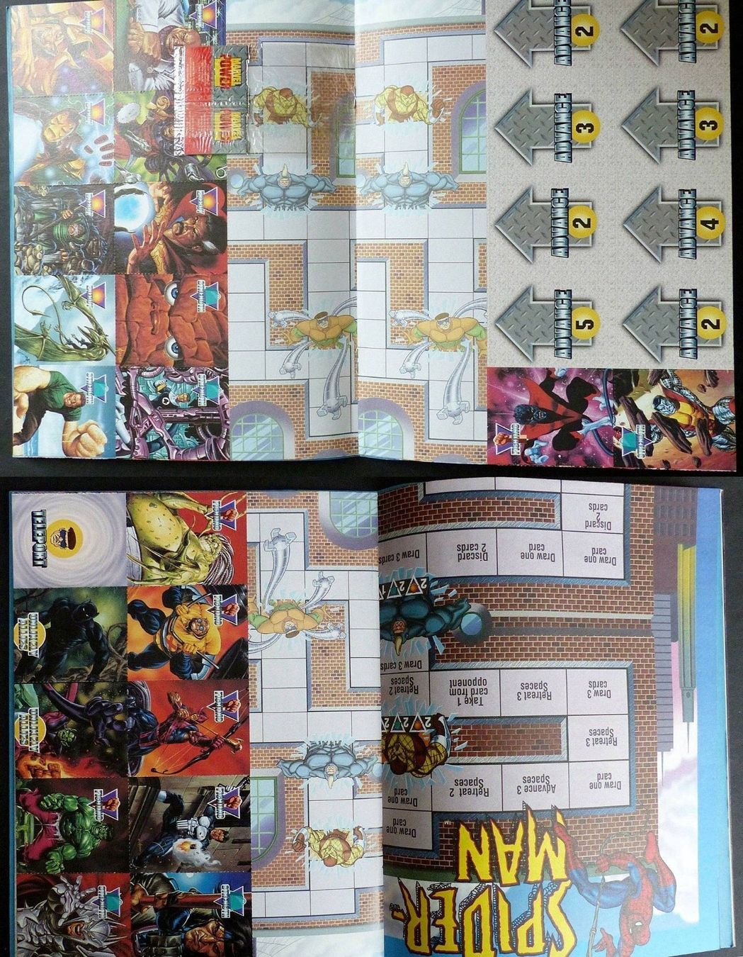 BD: SPIDER-MAN + X-MEN WOLVERINE PULL-OUT BOARD GAME COMIC 1996 – Neuf (Voir description) à Lugano par YouWantUS 4