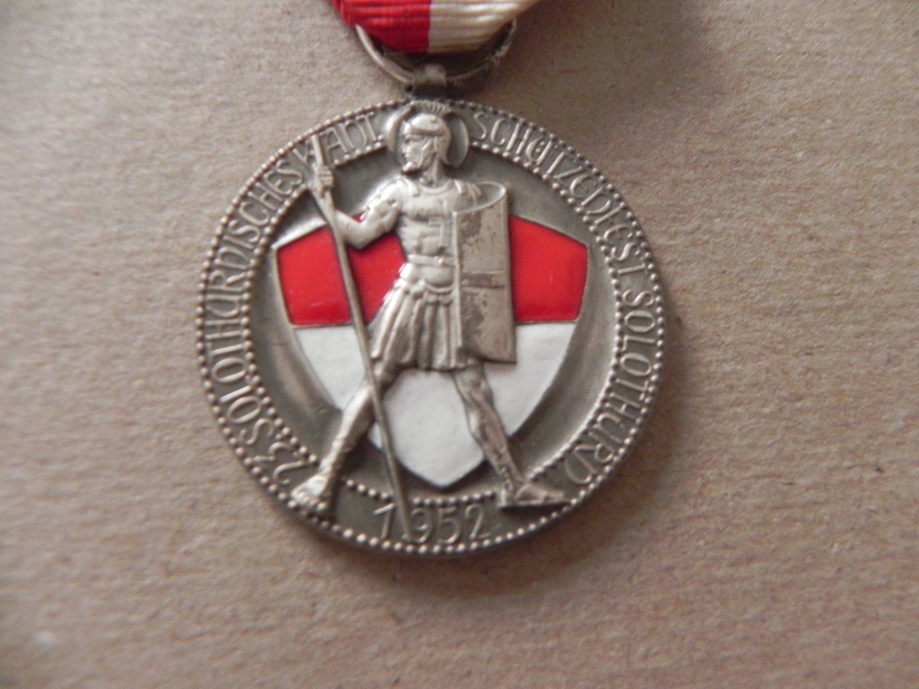 Medaglie: Medaille Solothurn Kant. Schützenfest 52 – Usato da Siebnen venduto da krimsie