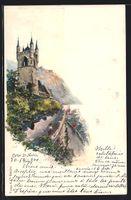 AK Vevey, Eglise St. Martin, 1900