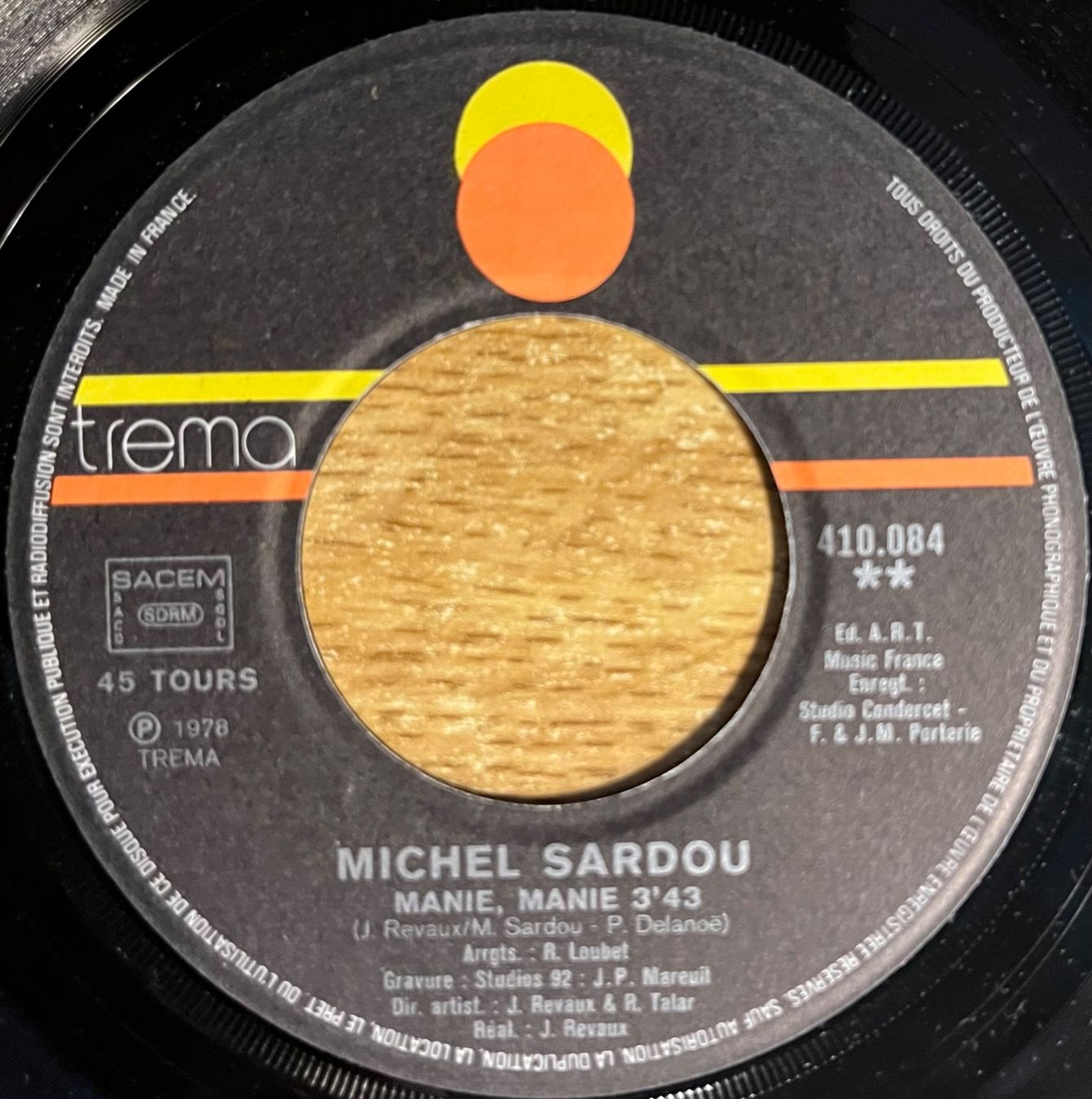 Schallplatten: MICHEL SARDOU - COMME D'HABITUDE – Gebraucht aus Bussigny von vinyl-pas-cher 3