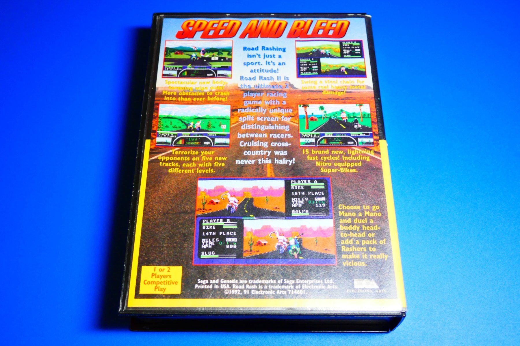 Sega Giochi: Road Rash II - Sega Genesis – Usato da Vuarrens venduto da Espace-Retro 5