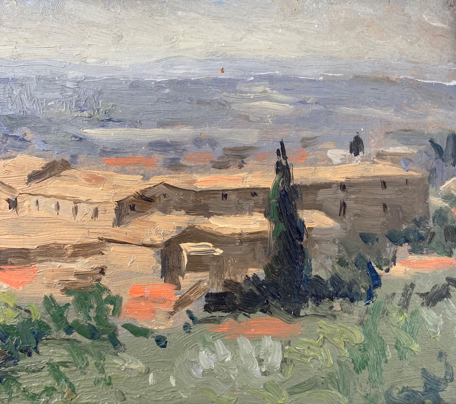 Dipinti: Italienisches Kloster in Landschaft – Usato da Basel venduto da bigmbh 4
