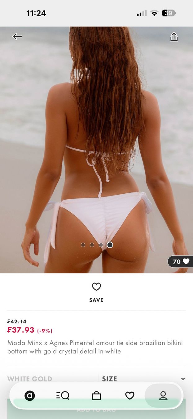 Costumi da bagno & Bikini: Weisses Bikini – Usato da Rupperswil venduto da vvaneyx 2