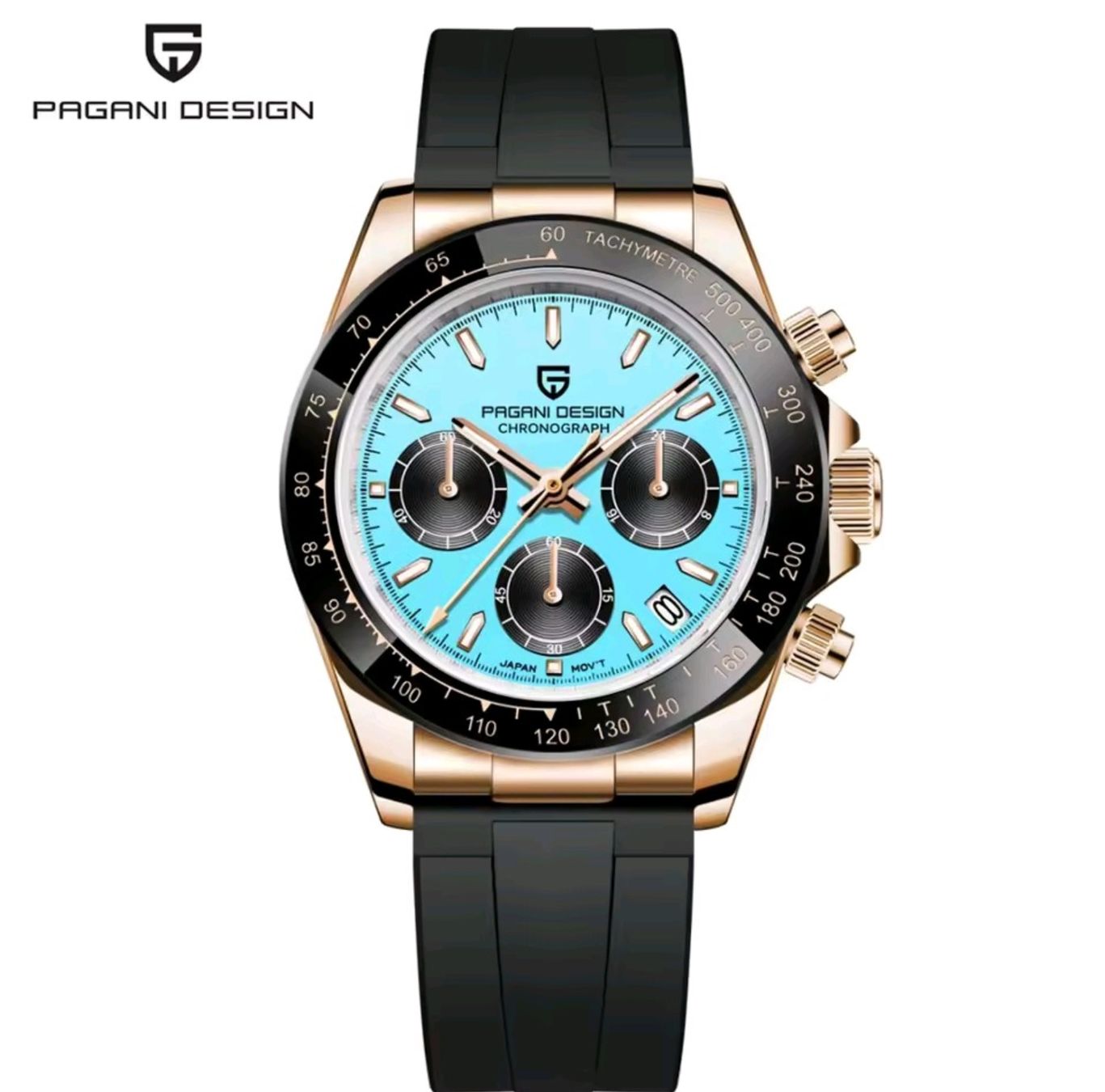 Pagani Design Orologi: Pagani Design Herrenuhr Chronograph – Nuovo e nell'imballaggio originale da Suhr venduto da sjay.Cv 6
