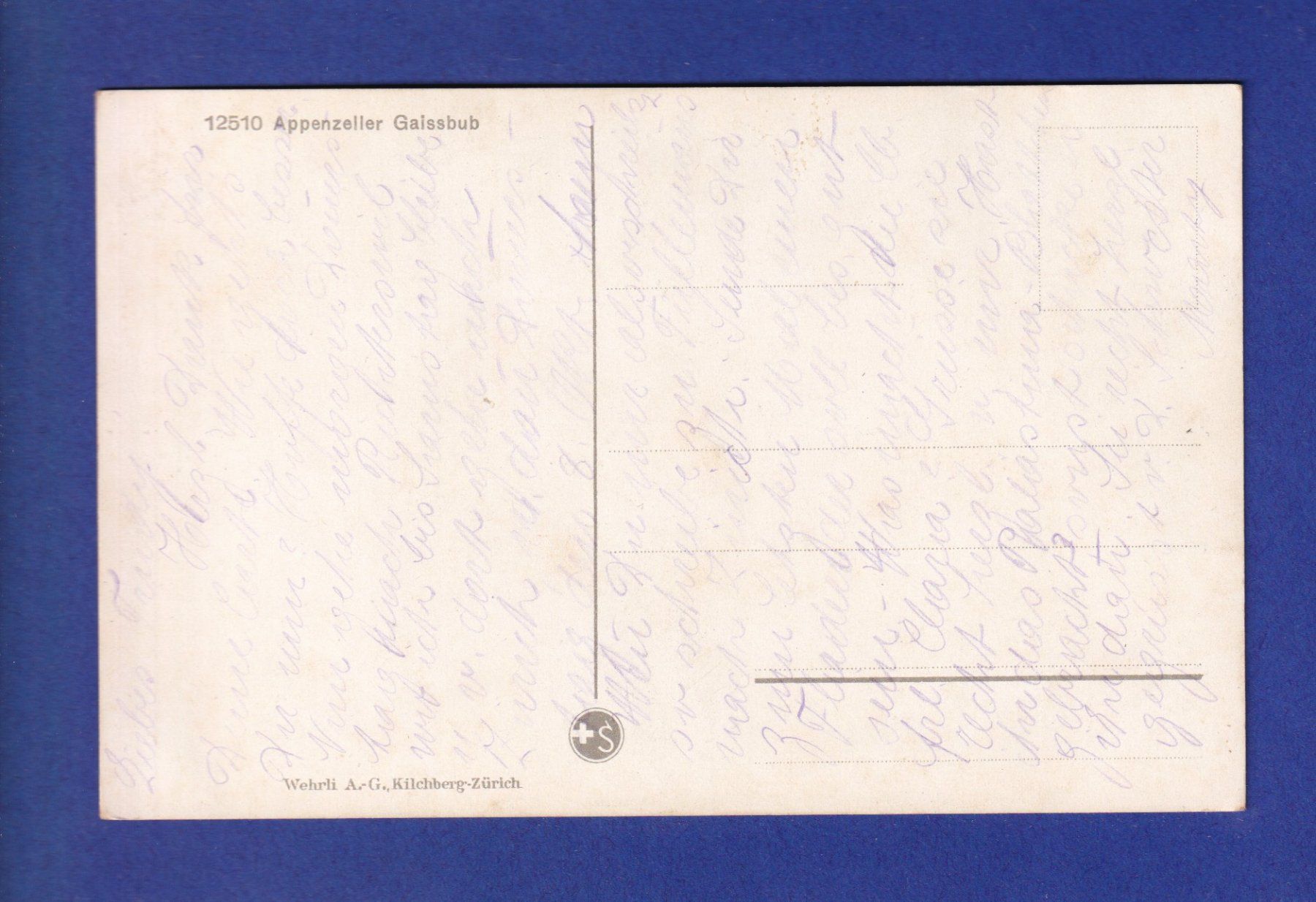 Cartoline postali: CHEVRES / ZIEGEN - Appenzell – Usato da Pully venduto da nicecards-shop 1