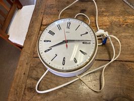 Mid Century METAMEC  Wanduhr Küchenuhr