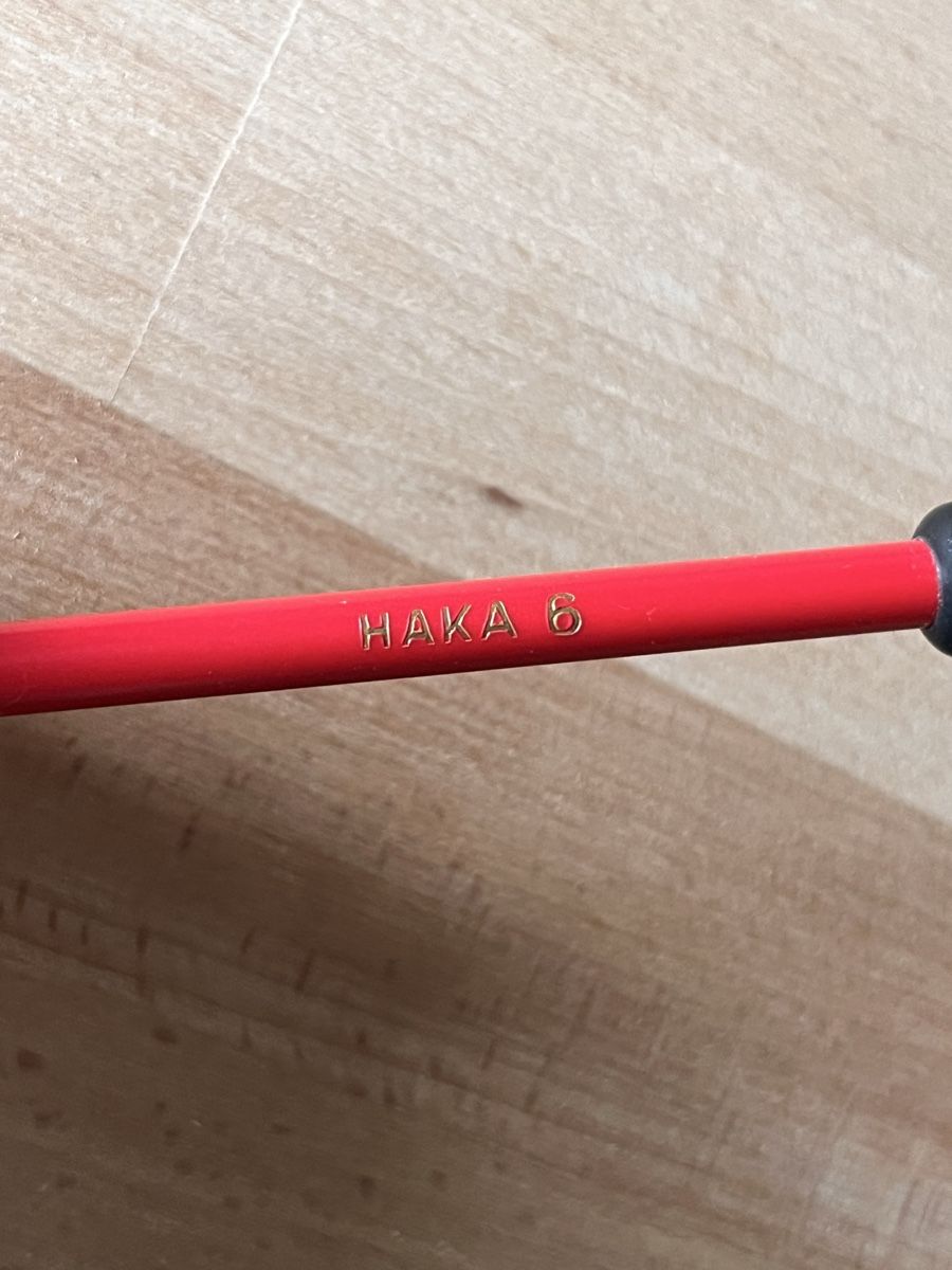 Ferri: HAKA 6 Stricknadeln rot 35cm – Usato da Winterthur venduto da Nanole 1