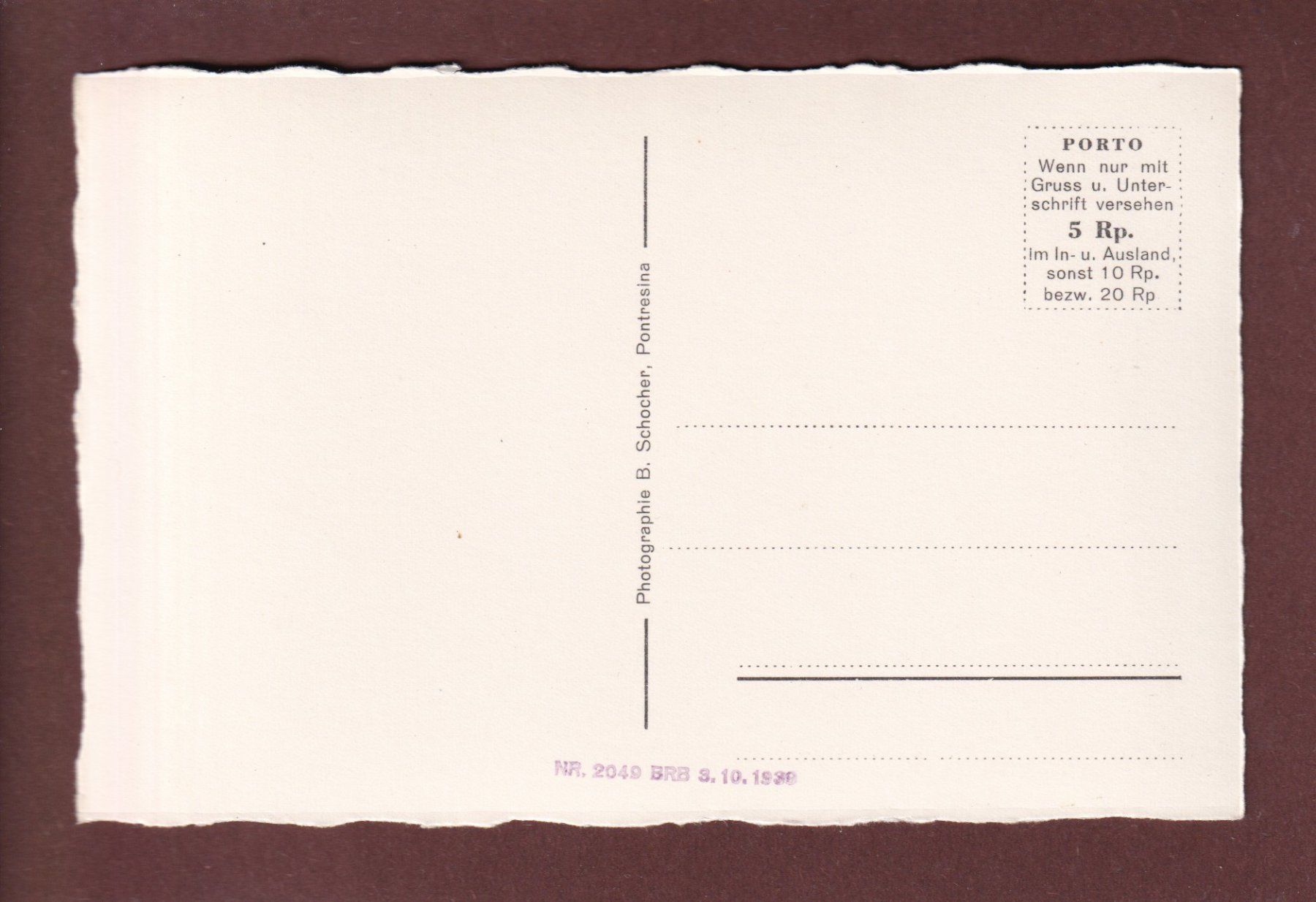 Cartoline postali: FUORCLA SURLEY - Piz Corvatsch – Usato da Pully venduto da nicecards-shop 1