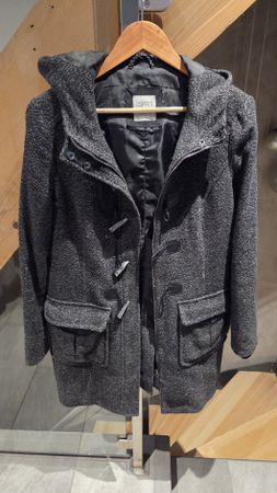Wintermantel von Esprit, Grösse 38, Grau, Top Zustand