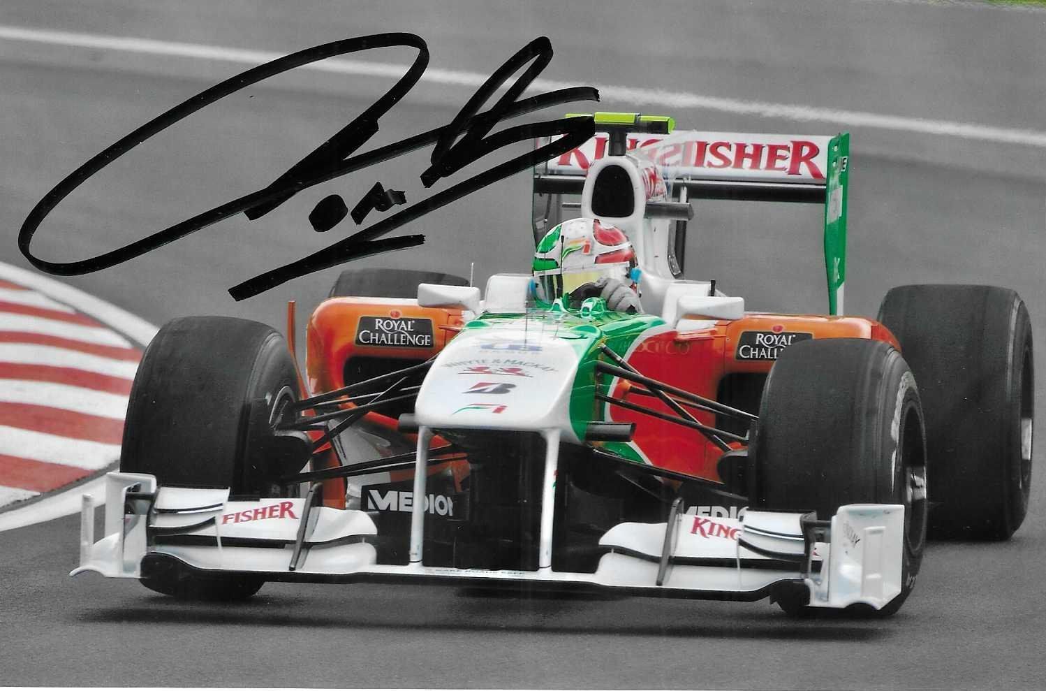 Autografi: Liuzzi, Force India, 2010 original signiert! – Usato da Grünenmatt venduto da F1Racing-Switzerland