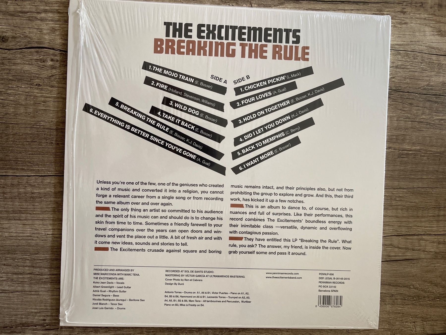 Dischi in vinile: S1187/The Excitements - Breaking The Rule – Usato da Frutigen venduto da Philippe_jsp 1