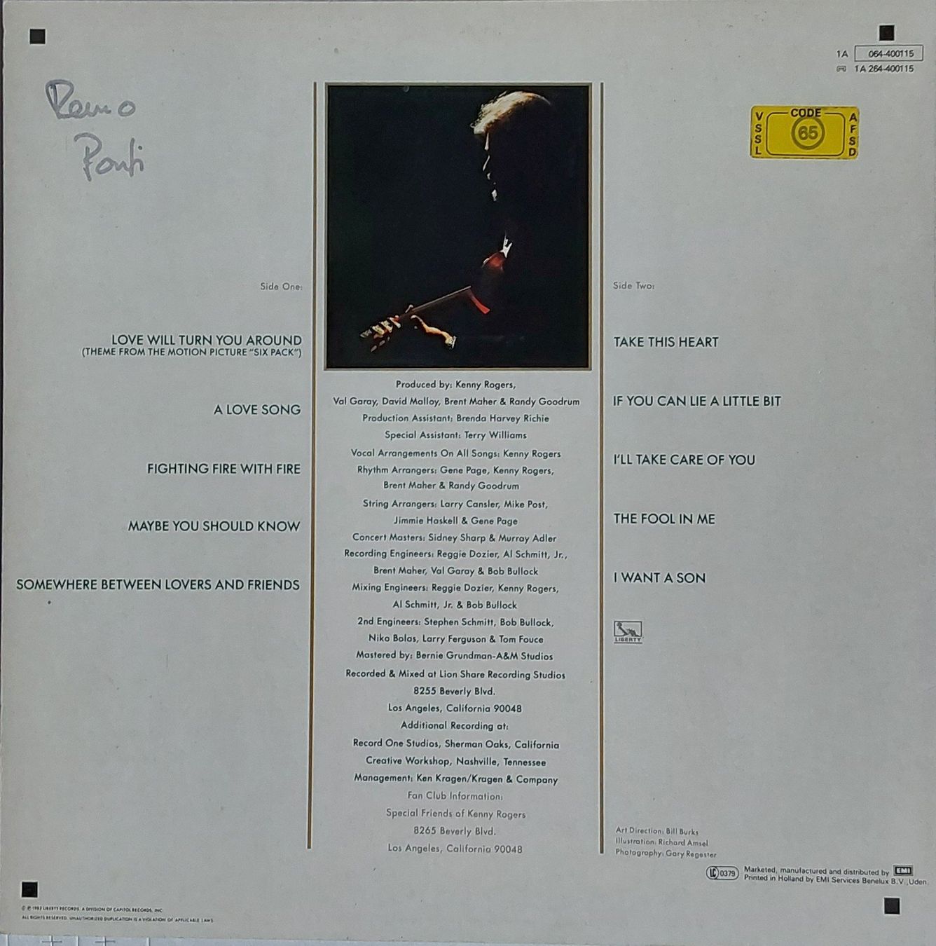 Dischi in vinile: Vinyl LP  - Kenny Rogers - 82 - NM – Nuovo (secondo la descrizione) da Villeret venduto da Fil11 1
