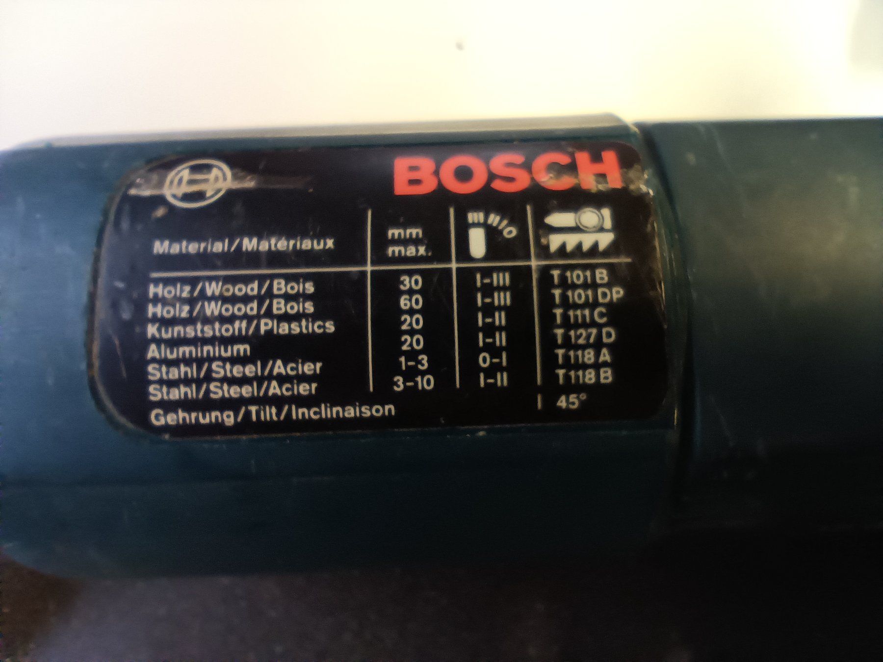 Seghe: Bosch GST 60 P Stichsäge – Usato da Oberegg venduto da A-Z.Handel.Loehrer 7