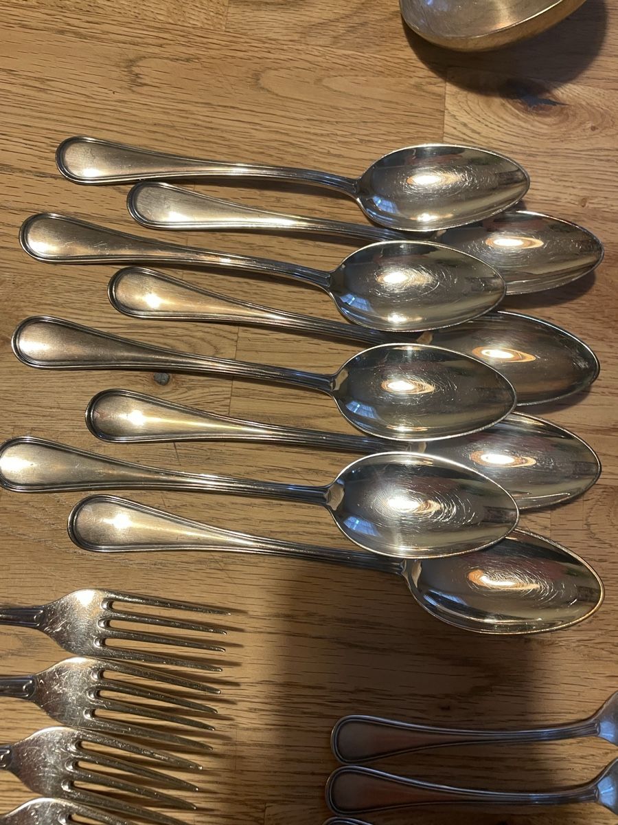 Set di posate: 46 tlg. Besteck versilbert 90 – Usato da Flawil venduto da Naphtali 5