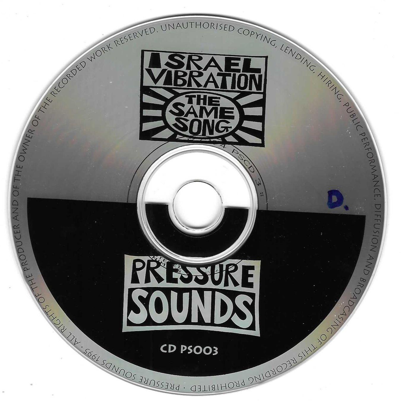 CD: ISRAEL VIBRATION  -  THE SAME SONG – Usato da Bex venduto da Giorgiob 2