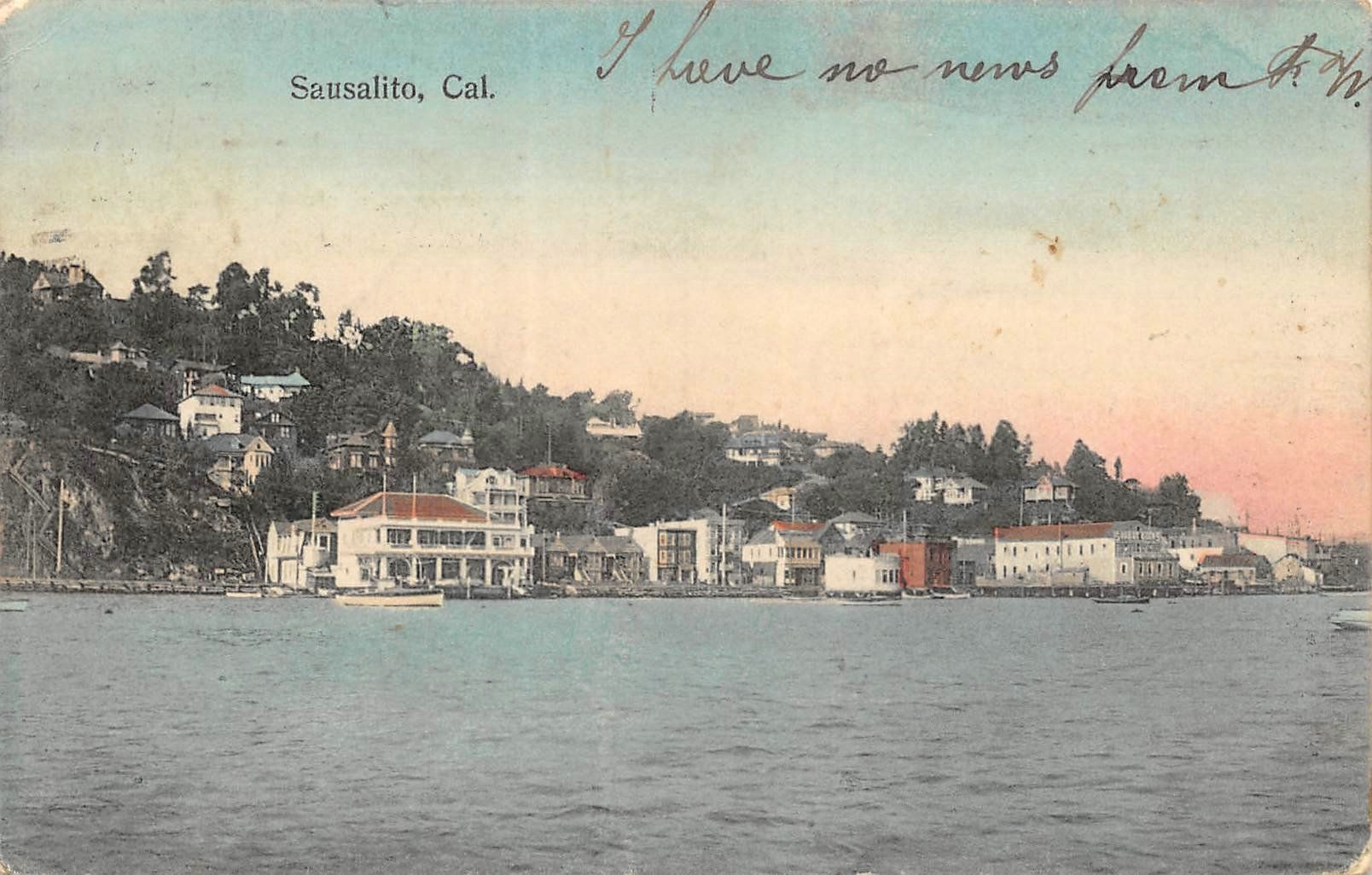 Ansichtskarten: Sausalito California – Gebraucht aus Ottikon b.Kemptth. von Neptun1974