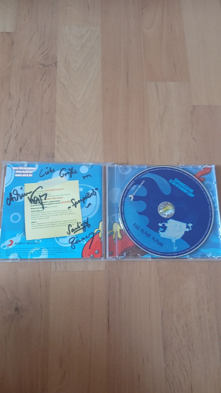 CD: Spongebob schwammkopf CD mit Unterschrieften – Usato da Rickenbach LU venduto da mai_cyk6 1