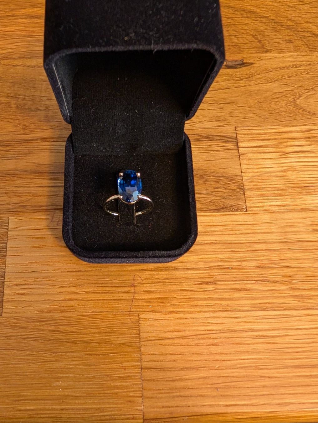 Anelli: Goldring mit Saphir Grosse 7 – Nuovo (secondo la descrizione) da Einsiedeln venduto da mar_6bqc 3