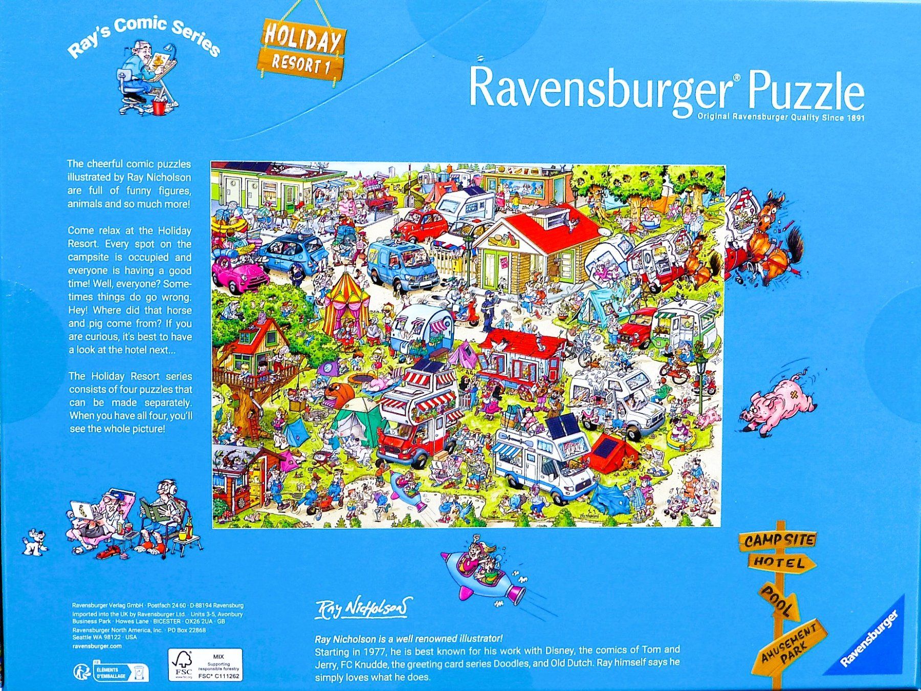 Ravensburger Puzzles: Ravensburger Puzzle 1000 Teile Ray's Comic Serie – Neu (gemäss Beschreibung) aus Schluein von zeni14 5