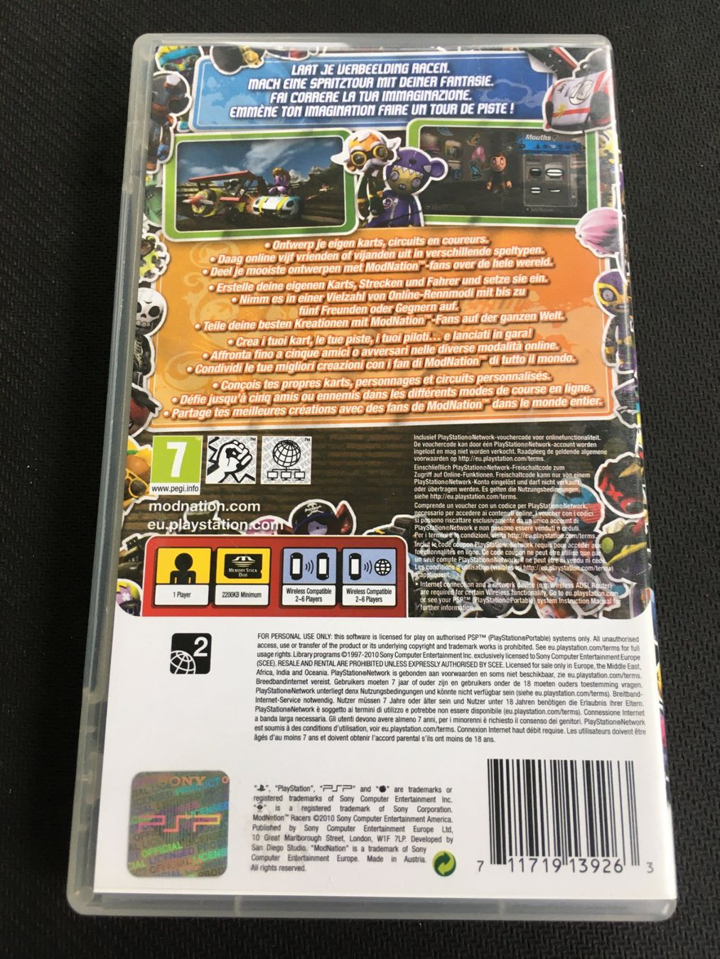 Sony Giochi: ModNation Racers - PSP – Usato da St.Gallen venduto da Punktchen01 1